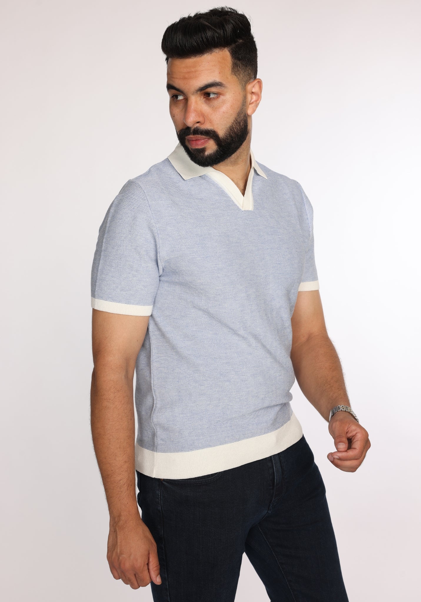 Polo GIOMI Gris Perle
