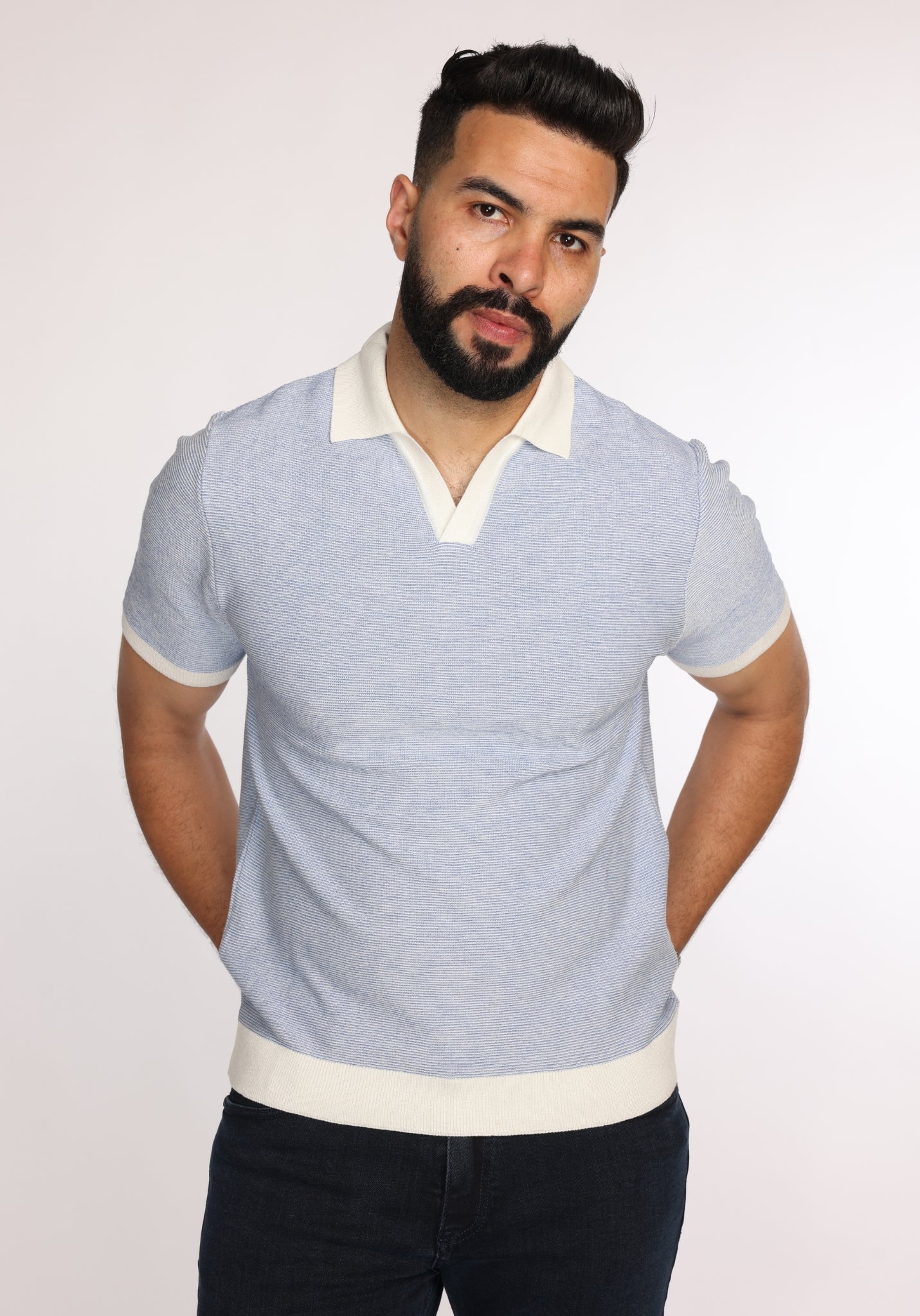 Polo GIOMI Gris Perle