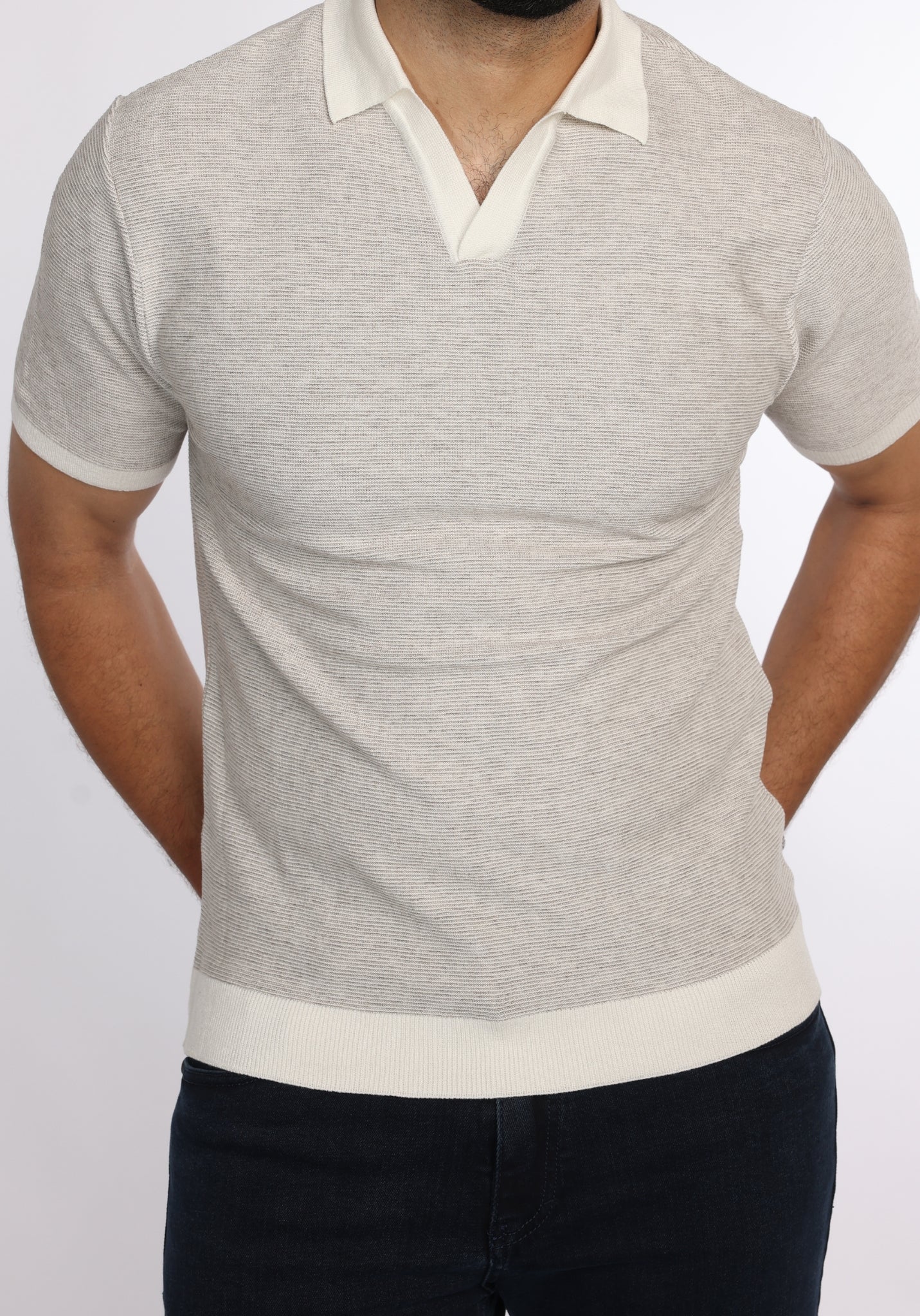 Polo GIOMI Gris Perle