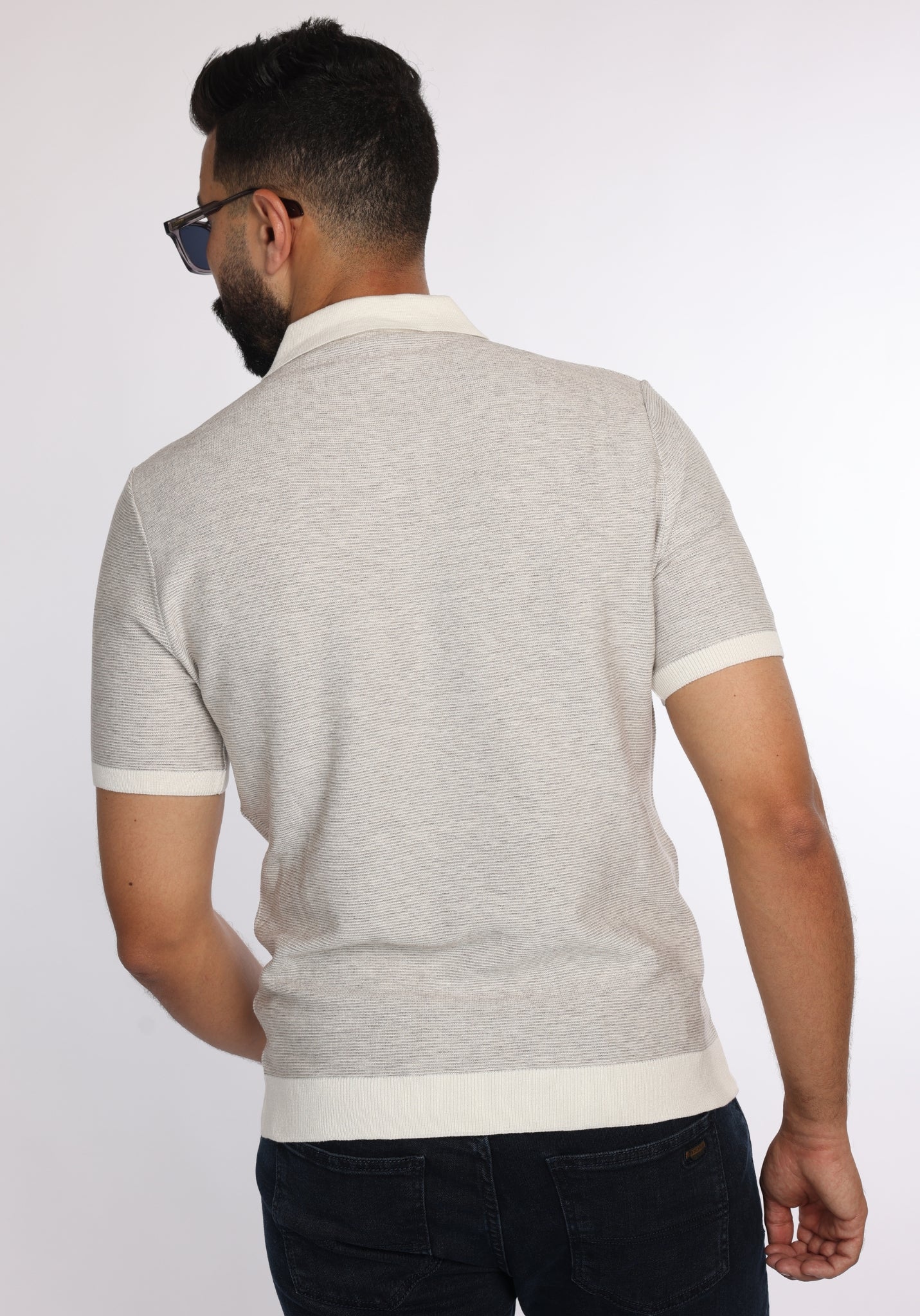Polo GIOMI Gris Perle