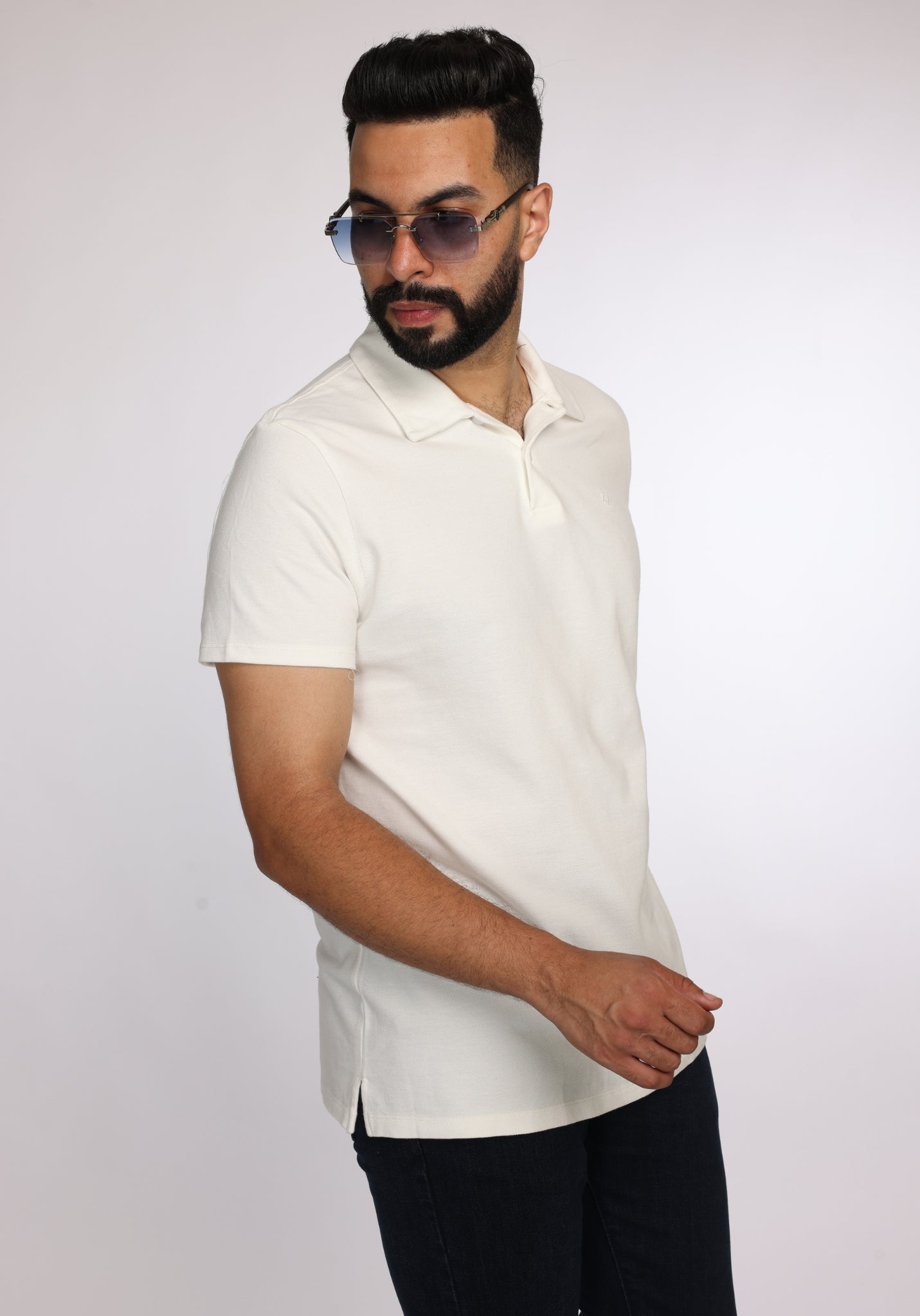 Polo GIOMI Blanc Cassé
