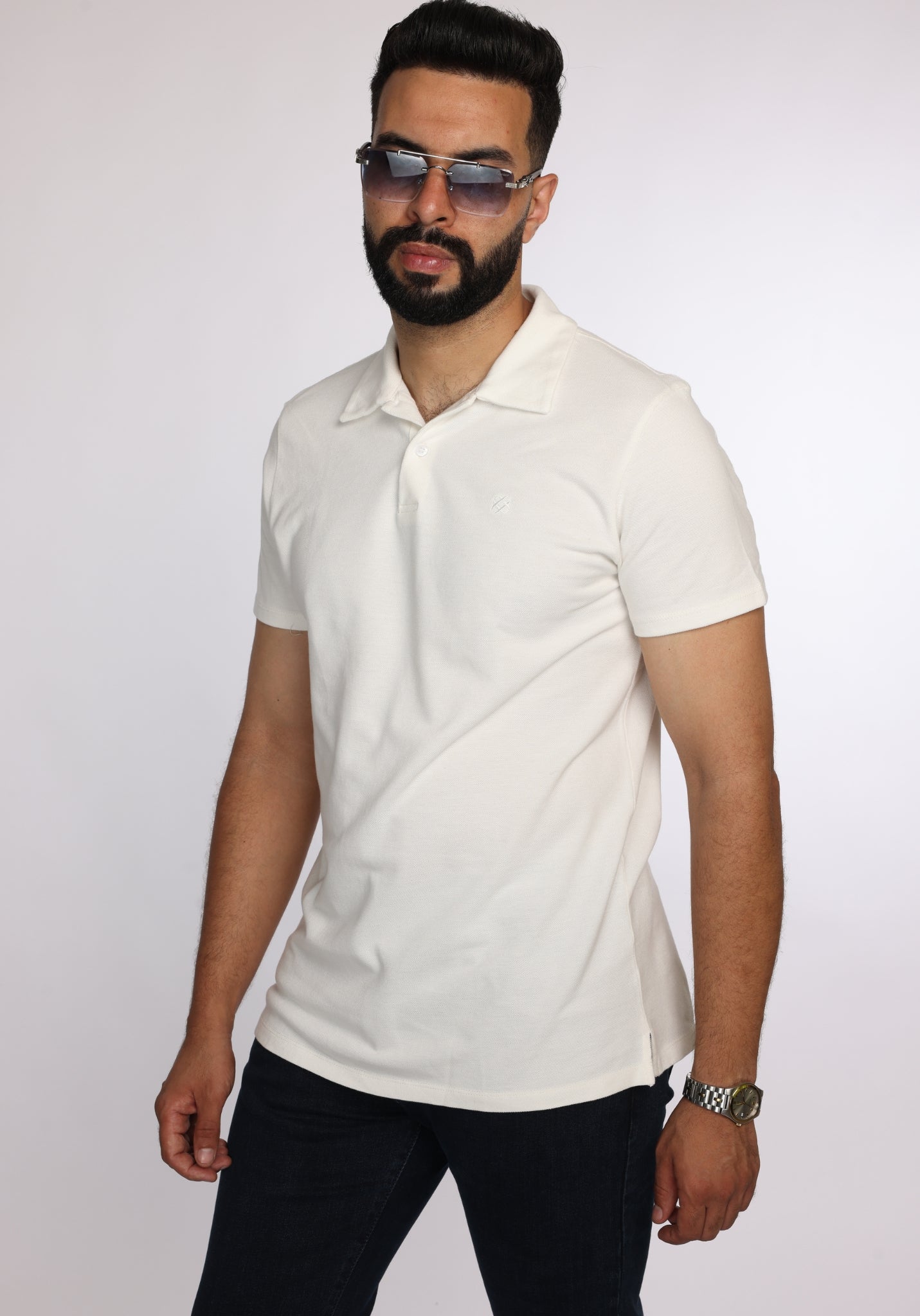 Polo GIOMI Blanc Cassé