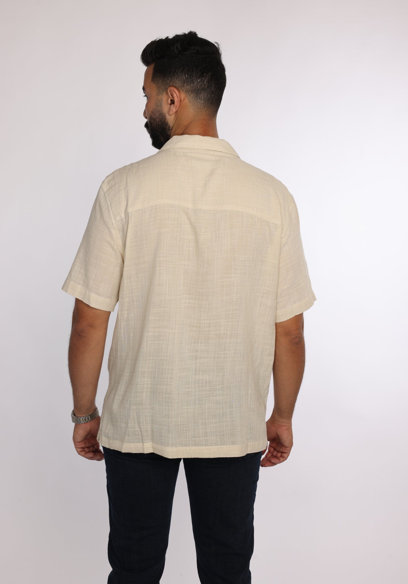 Chemise GIOMI Lin Beige clair