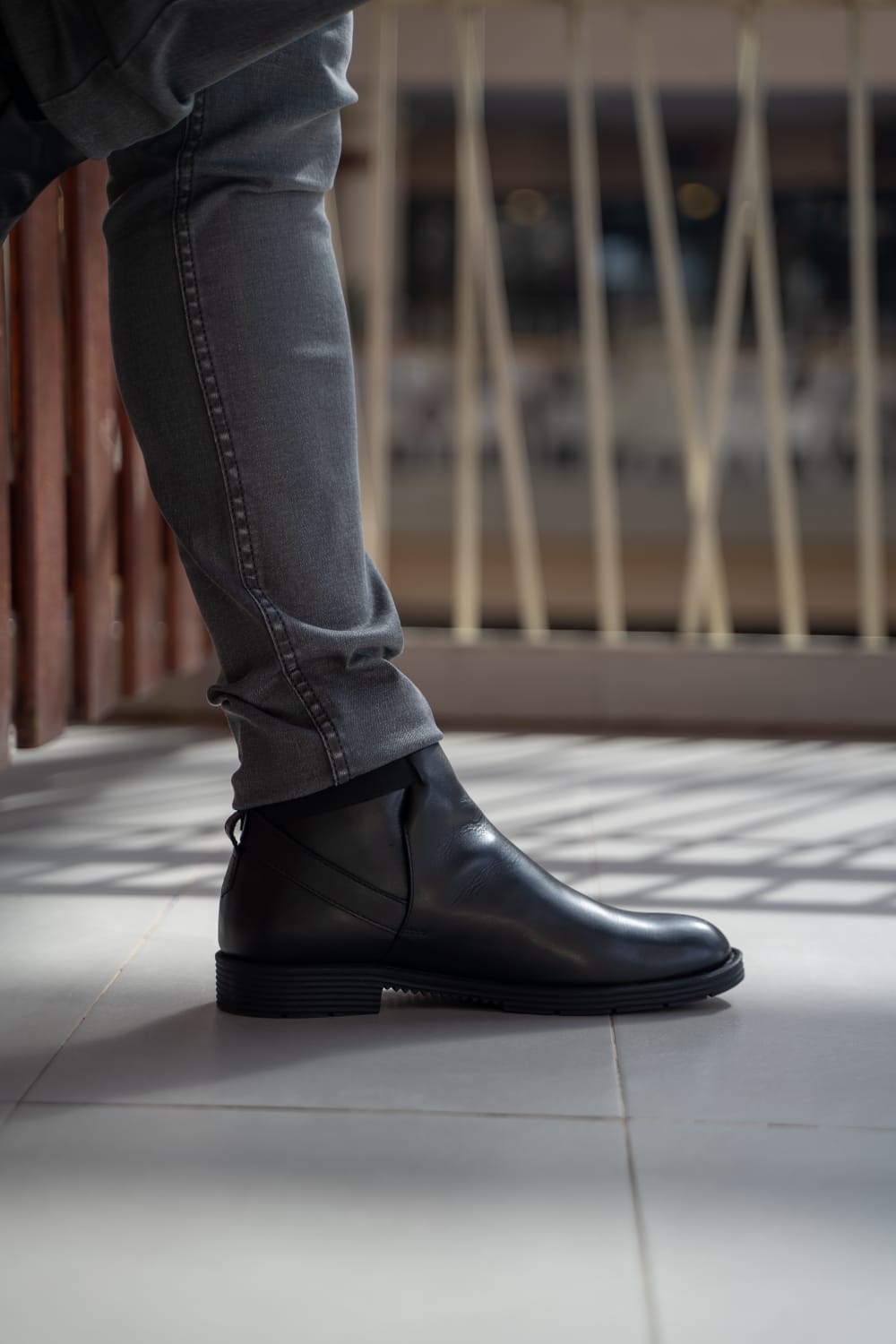 Bottines monochromes