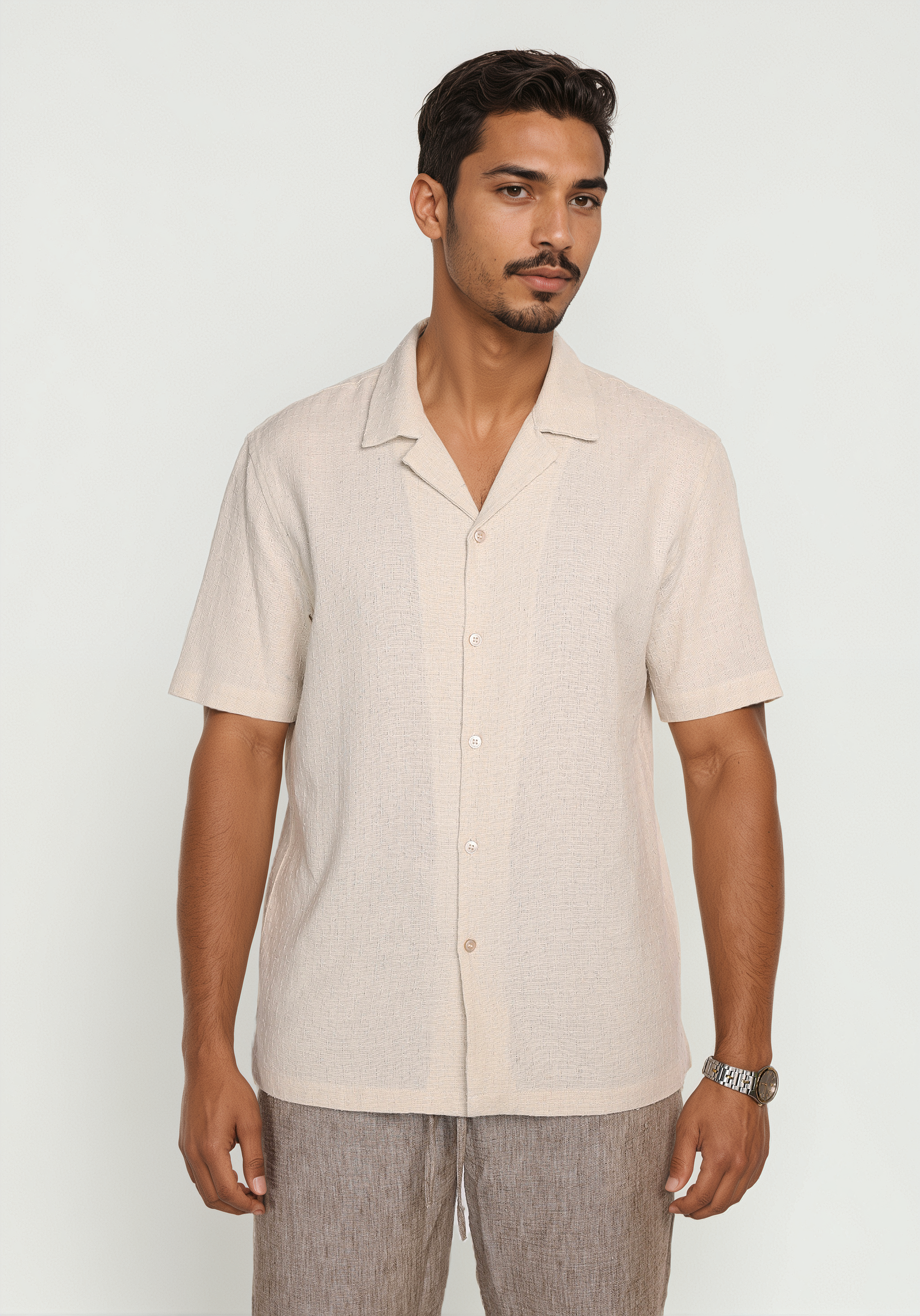 Chemise GIOMI Beige Naturel