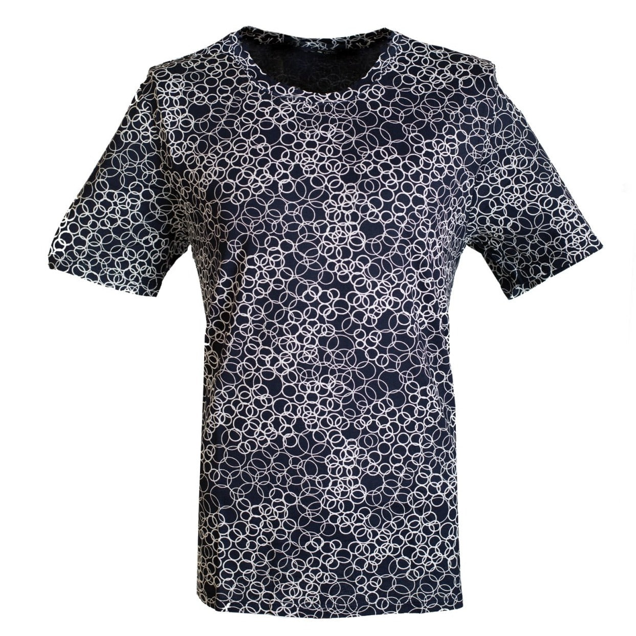 T-Shirt Motif Comprimés Bleu De Nuit