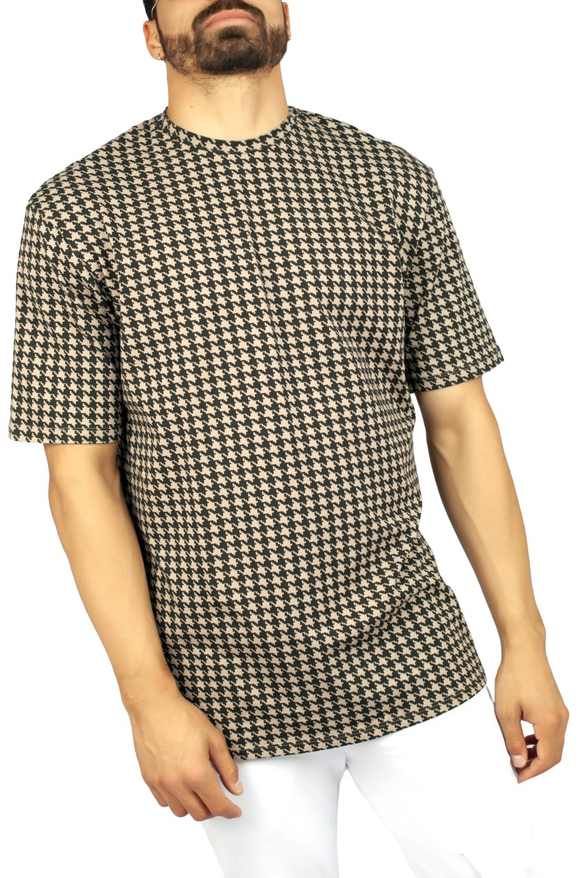 T-shirt Pied-de-poule