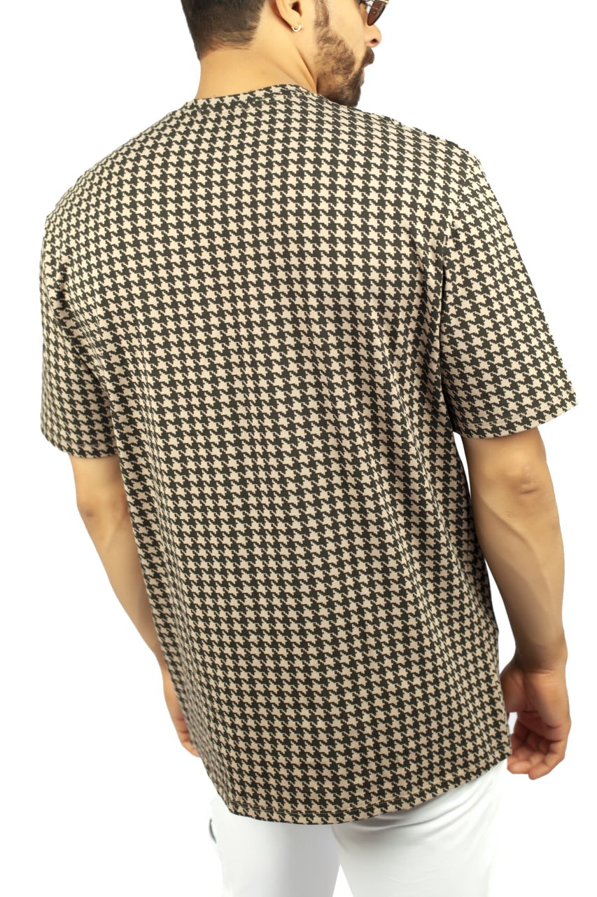 T-shirt Pied-de-poule